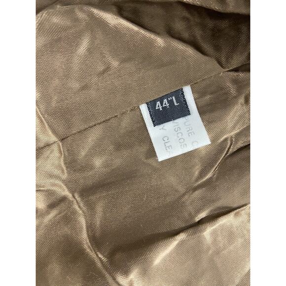 Smiths Bermuda Cashmere Coat Men SZ 44 S Vintage 1970s Made in England Tan Gent - Picture 7 of 10